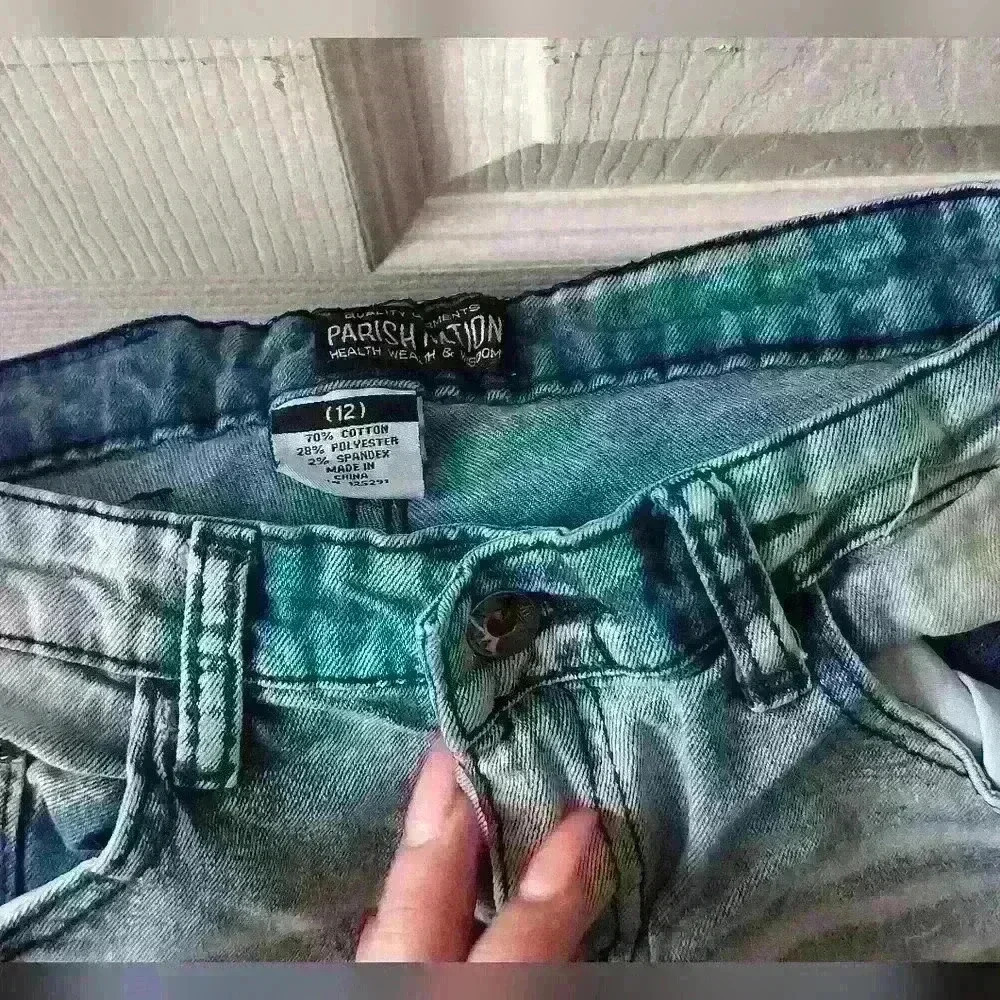 Boys Size 12 Parish Nation Paint Splatter Jeans Like New - Picture 9 of 10